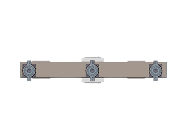 110kV 瓷柱式断路器-俯视图