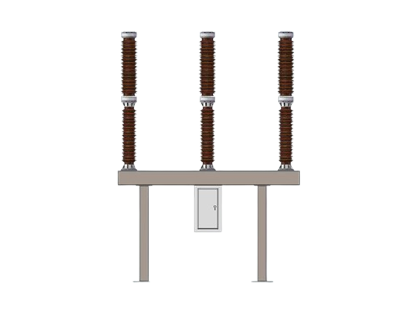 110kV 瓷柱式断路器-正视图